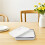 Enamel roasting pan with lid white rectangular 13x9 inch 4