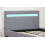 Comfy Living (4ft Small Double, No Mattress) Light Grey Fabric Modern Bed Frame With LED 3ft 4ft 4ft6 5ft 5