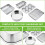 6-Piece Small Toaster Oven Pan Set 3