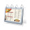2Pièces Support De Prix Double-Face Transparent PVC 3