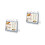 2Pièces Support De Prix Double-Face Transparent PVC 4