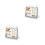 2Pièces Support De Prix Double-Face Transparent PVC 6