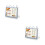 2Pièces Support De Prix Double-Face Transparent PVC 7