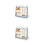 2Pièces Support De Prix Double-Face Transparent PVC 9