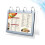 2Pièces Support De Prix Double-Face Transparent PVC 10