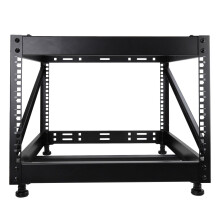 Flat Packed 6U Open Data Cabinet Desktop/Floor Mount 19 inch Depth 482mm