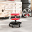 Homcom HOMCOM Rolling Mechanic Stool, 135kg Capacity Workshop Stool, Red 9