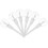 18Pcs Mini White Lip Gloss Bottles Reusable Plastic Lip Balm Tubes 3
