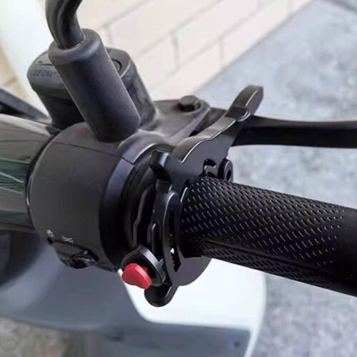 Morsetto per acceleratore e cruise control per moto – ABS, nero 2
