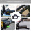 Morsetto per acceleratore e cruise control per moto – ABS, nero 4