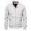 (2XL,white)Men's Jackets-Windproof Bomber Jacket Zip Outwear 1