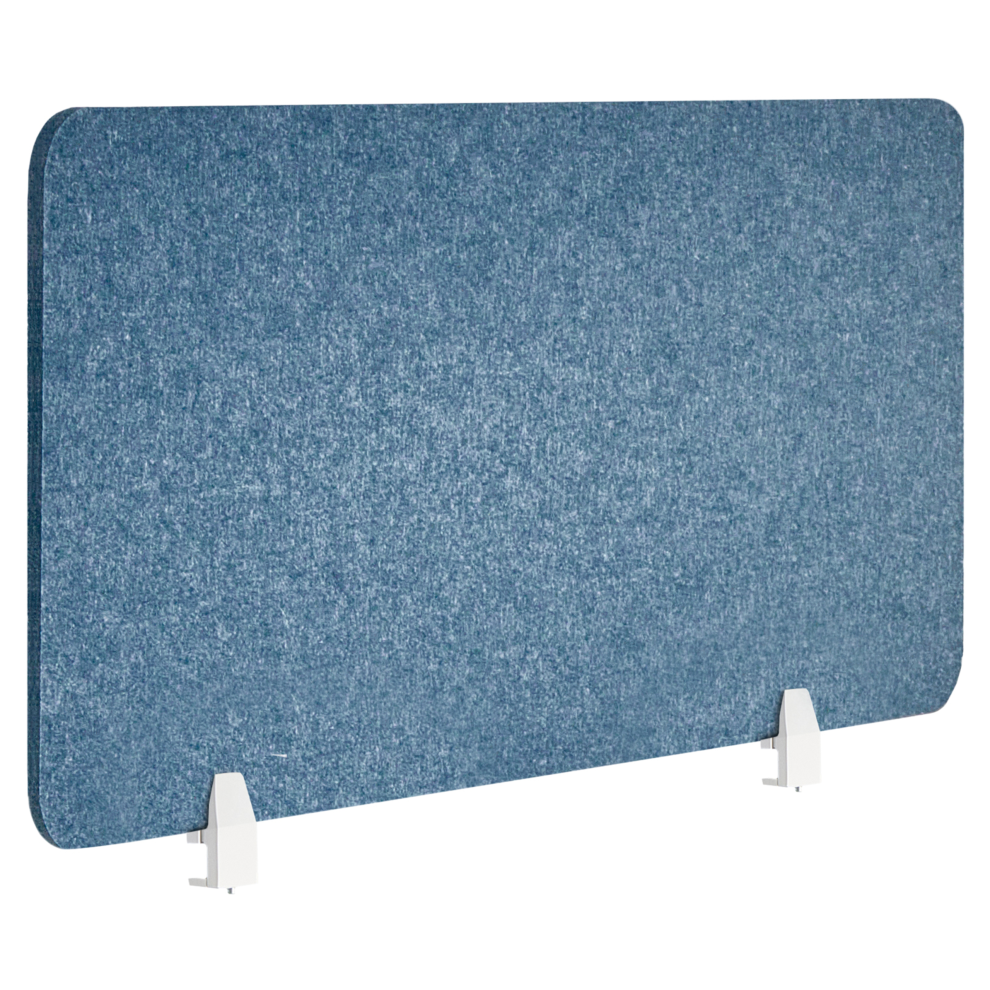 New Beliani Desk Screen Split Blue