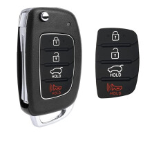 Θήκη κλειδιού Hyundai για Sonata Santa Fe2013-2019 4 κουμπιών