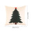 Weihnachtsbaum-Samtkissen 45x45cm Dunkelgrün 3