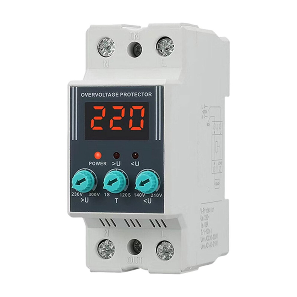 Voltage Protector Adjustable Current Stabilizer 63A 908436201766