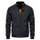 (L, black) Men's Jackets-Windproof Bomber Jacket Zip Outwear 1