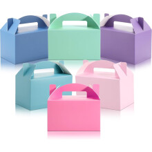 Kleurrijke geschenkdozen met zeemeerminnenmotief (24 stuks)