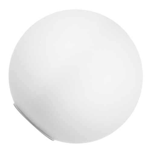 Glaskugel-Lampenschirm, 9 cm, Weiß