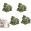 Ceramic Turtle Toilet Bolt Covers, Green, 2 or 4 pcs 1