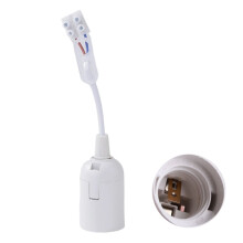 E27-lampefatning med kabel – plastikfatning, 250V,