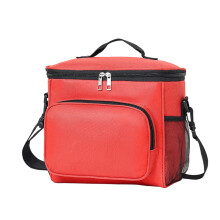 Borsa termica isolante in foglio di alluminio – Rossa, 26x24x17 cm