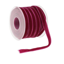 Dunkelgrünes Samtband, 3/8 Zoll x 20 Yards