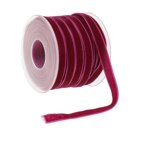 Dunkelgrünes Samtband, 3/8 Zoll x 20 Yards