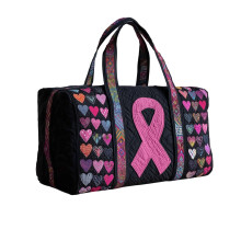 Sac de voyage matelassé en polyester 45 cm style bohème, idéal pour un week-end.