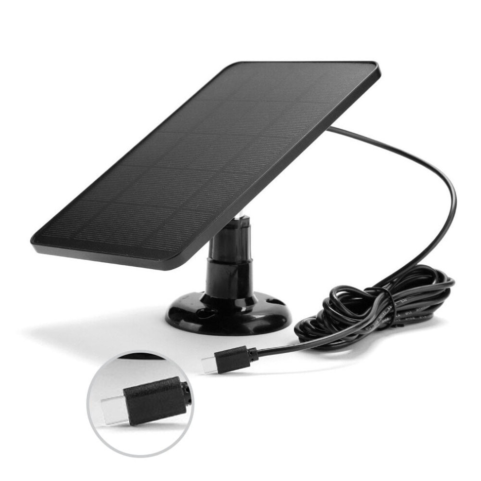 4W Solar Panel Charger For Blink Camera, 9.84Ft Cable, Monocrystalline, Weather-Resistant, Adjustable Mount Â Compatible With Blink 9426043314118