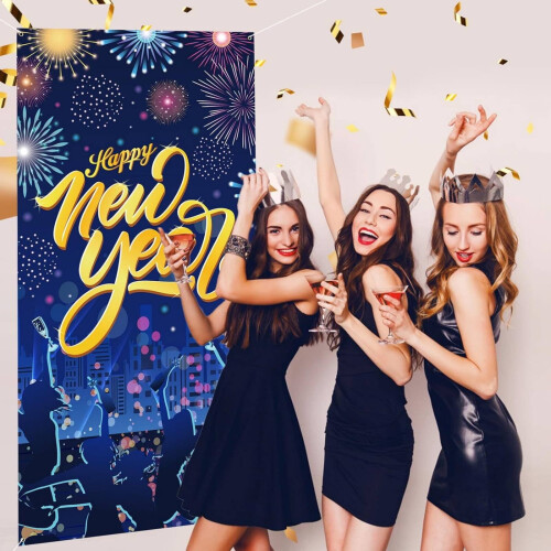 Festive Hanging Banner Backdrop 71 x 35 in Cloth