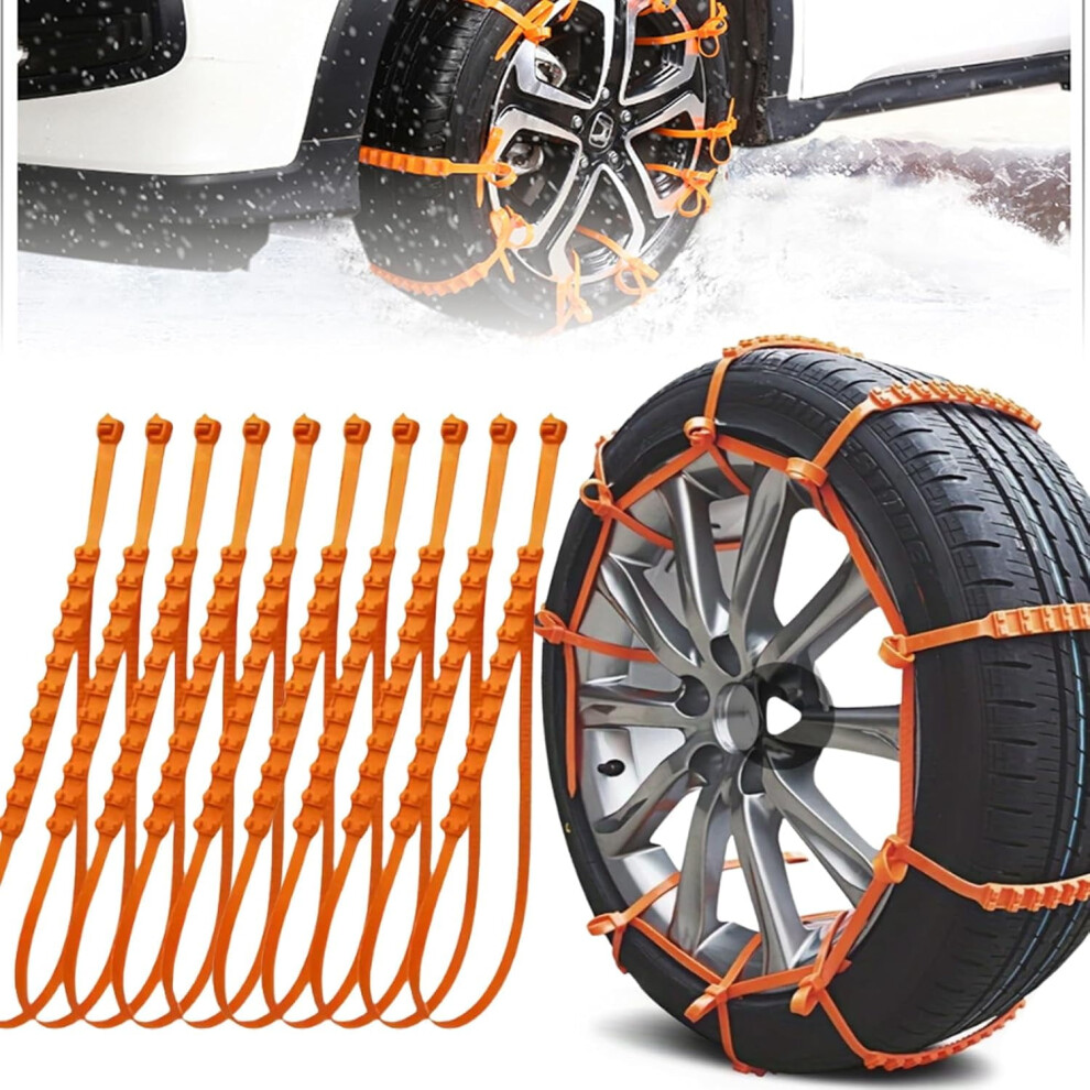 Universal Nylon Anti-Skid Tire Chains Â 40 Pcs 9058772280770