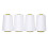 White Polyester Serger Thread 40S/2 – 4 Cones, 24000 Yards 1