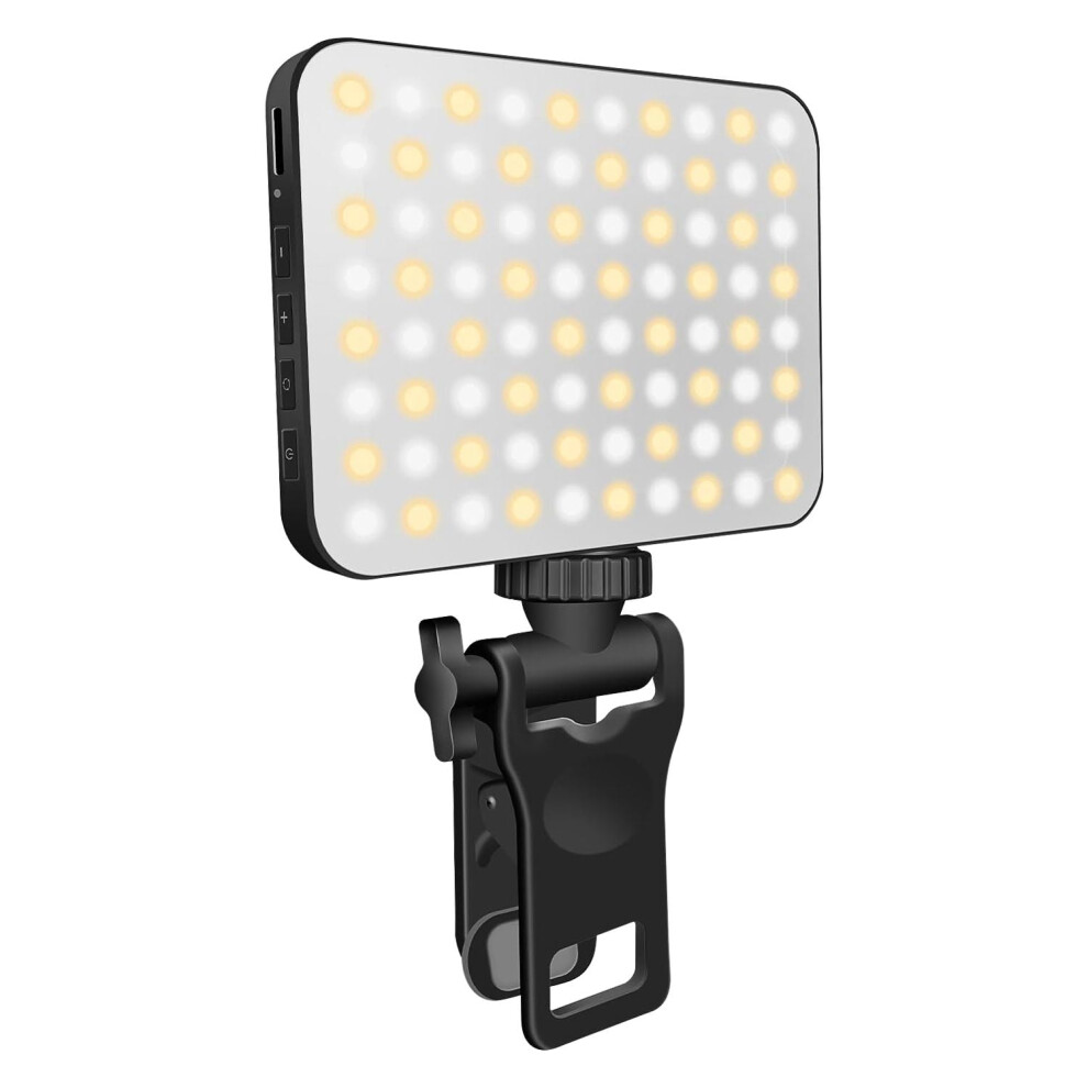 Rechargeable Clip-On Selfie 3 Modes 10 Brightness Light 974856788842