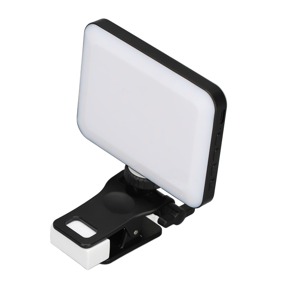 Rechargeable Led Video With Clip, 3 Modes, 9 Levels, 2000Mah, Light/Black 7681386332706