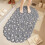 Tapis de bain antidérapant avec ventouses et trous d'évacuation 12,99x 1