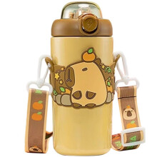 Capybara Isolierte Edelstahl-Wasserflasche