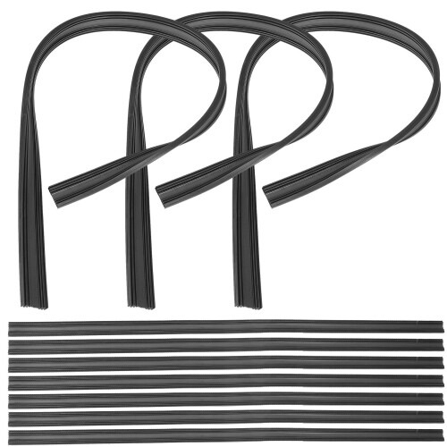 50Pcs Precision Machined Rubber Strips Universal Frameless Auto Wiper 1