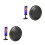 2Pcs Exercise Wobble Cushion Grey Balance Disc for Core Strength 8