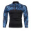 (XXL,blue)Men's Half Zip Pullover Long Sleeve Camo Army Sweatshirt 1