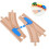 10Pièces De En Bois Et Plastique Pour Circuit Train 9