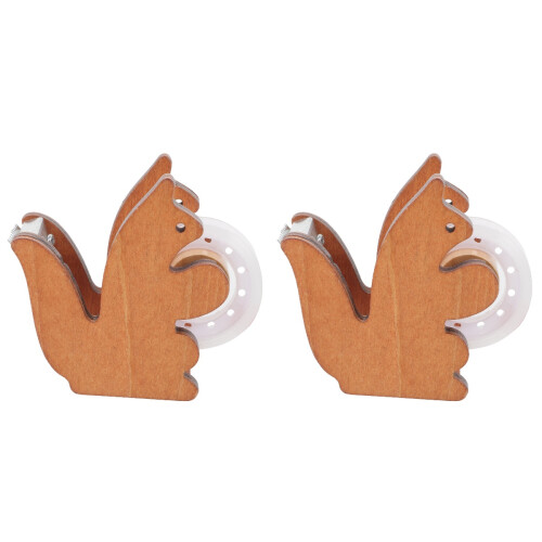 2Pièces Porte-Ruban Adorable Bois Pour École Usage Pratique