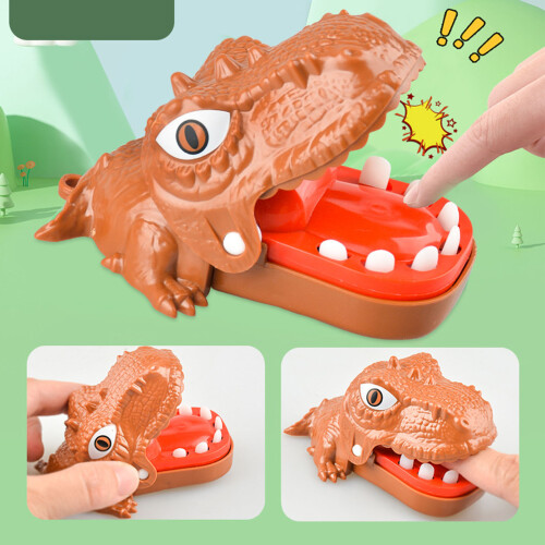Dinosaur Finger Bite Toy Plastic Stress Relief Interactive Fun Game 2