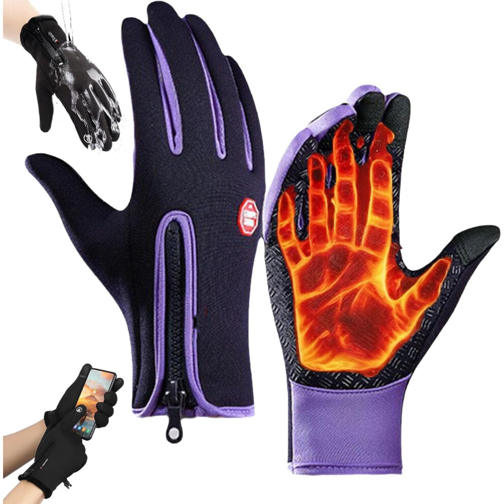 Winter Gloves Thermal Touchscreen Windproof Waterproof 962125515046