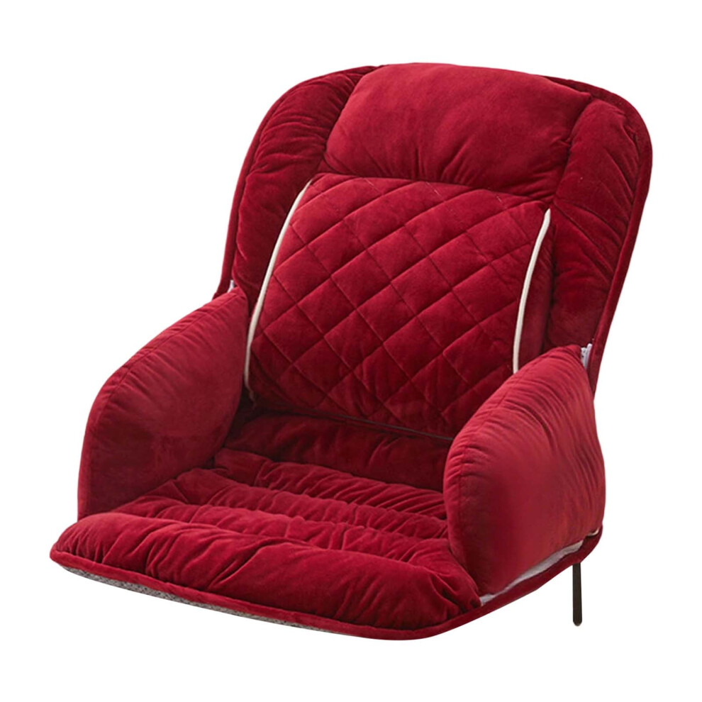Usb Heated Seat Cushion For Heated Seat Pad With Lumbar Support Large Heating Area Heated Seat Cover With 3 Heat & Settings For Home & Wheelchair 9178400047688