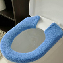 Funda para asiento de inodoro – Funda elástica, cálida y afelpada, paquete de 2