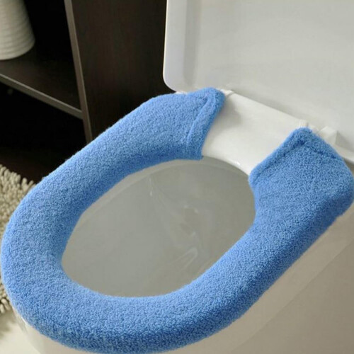 Husă de toaletă – Husă extensibilă, caldă și plușată, pachet de 2