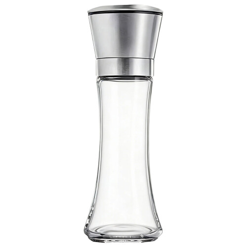 Salz- und Pfeffermühle mit Glaskörper und einstellbar