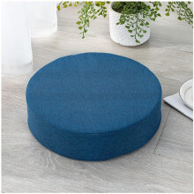 Coussin de tabouret de bar en mousse à mémoire de forme bleu 15 x 3 pouces