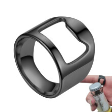 Anillo abridor de botellas de acero de titanio para camareros