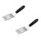 Set di 2 mini spatole in acciaio inox per pancake e uova 1